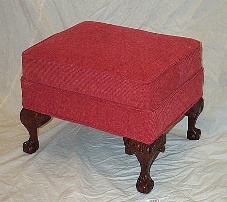 UPHOLSTER RESTORE FINISH ON STOOL